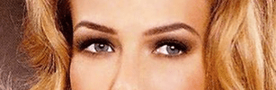 Eyes B: Narrow, straight, and widely spaced eyes